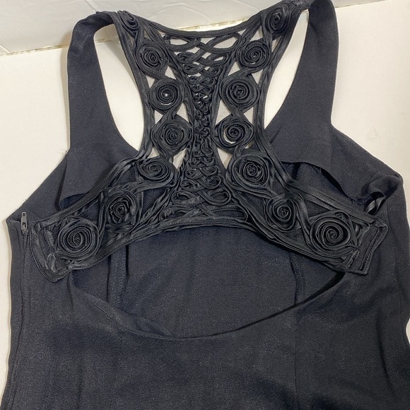 Jessica McClintock by Gunnie Sack black formal dress size 9/10 - Picture 3 of 8